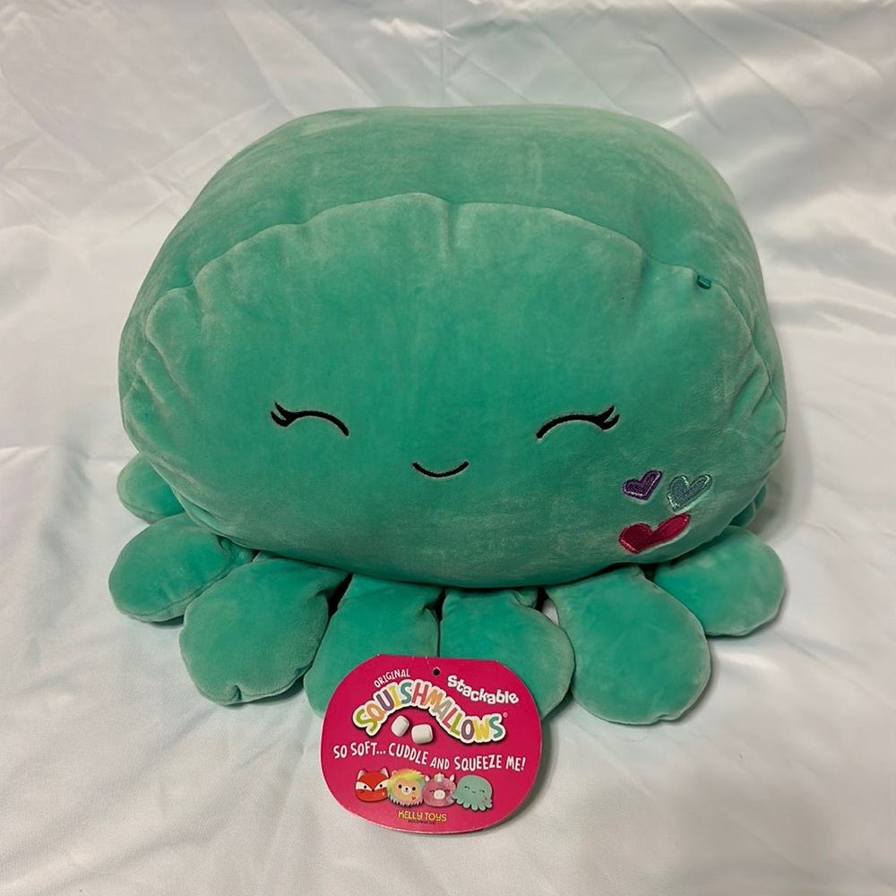 12” Olina Squishmallow Stackable Octopus